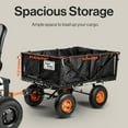 thumbnail image 3 of SuperHandy Garden Cart with Tow & Dump Features - 10" Tires, Tugger Scooter, 3 of 4