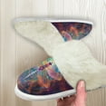 thumbnail image 5 of Chririnla Cotton Home Slippers Women Warm Gradient Dragonfly Print Fuzzy Slippers with Anti-Skid Sole for Indoor & Outdoor, 5 of 7