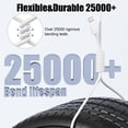 thumbnail image 4 of Cable para coche Apple CarPlay ANSEIP, paquete de 2, 1 m, Lightning a USB, 4 of 7