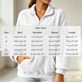 thumbnail image 3 of NominalSnug Fuzzy Fleece Sweatshirts for Women 1/4 Zip up Long Sleeve Top Loose Fit Warm Pullover Jackets with Pocket, 3 of 8