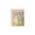 thumbnail image 4 of Historic State Map - Utah - Cram 1892 - Vintage Wall Art, 4 of 4