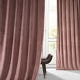 thumbnail image 2 of Half Price Drapes Signature Rosehip Plush Velvet Hotel Blackout Curtains (1 Panel), 50W X 96L, 2 of 6