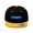 Black/Gold, variant on Unisex Flat Bill Hat