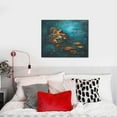 thumbnail image 4 of Logiee Elegant Butterfly And Flowers Print Canvas Wall Art ,Art Poster,Canvas Decorative Picture,Decor Wall Pictures for Living Room Bedroom Bathroom,Ready to Hang, 4 of 6