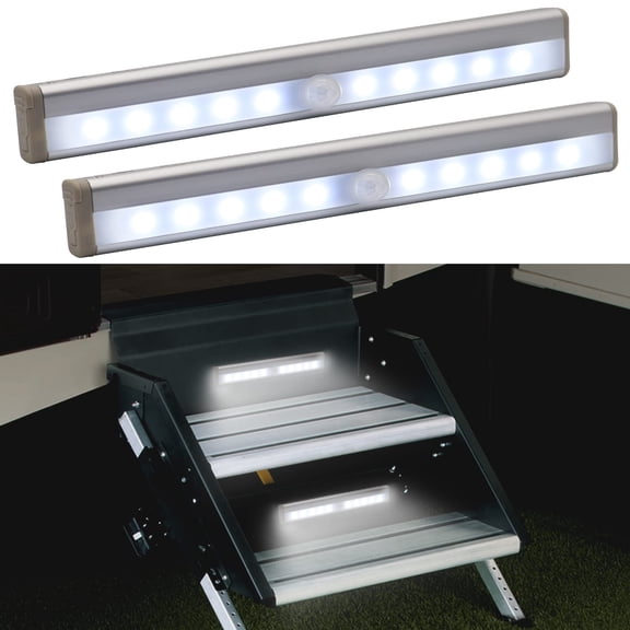 Xl-Kang RV Lights Exterior Motion Sensor RV Step Light,LED Rv Light Camping Lighting,Camper Lights Battery for Travel,Motorhome,Tent