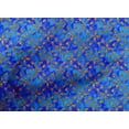 thumbnail image 4 of oneOone Cotton Poplin Medium Blue Fabric Batik Dress Material Fabric Print Fabric By The Yard 42 Inch Wide, 4 of 4