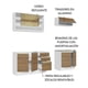 thumbnail image 4 of Cocina Integral Completa Modular Madesa Glamy Con Tarja BM 2, 4 of 10