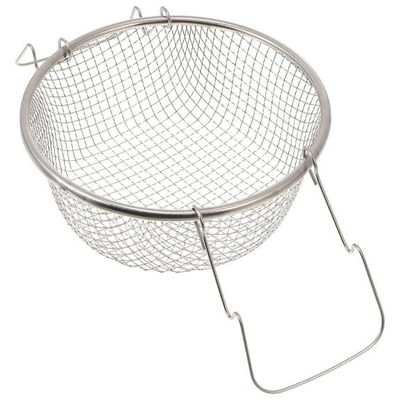 Stainless Steel Frying Basket for Deep Fryer Pan - Kitchen Cooking Tool for Crispy and Even Frying