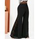 thumbnail image 1 of Pantalones de Pierna Ancha con Cordones en Talla Extra Rosegal Pantalones de talla grande, 1 of 5