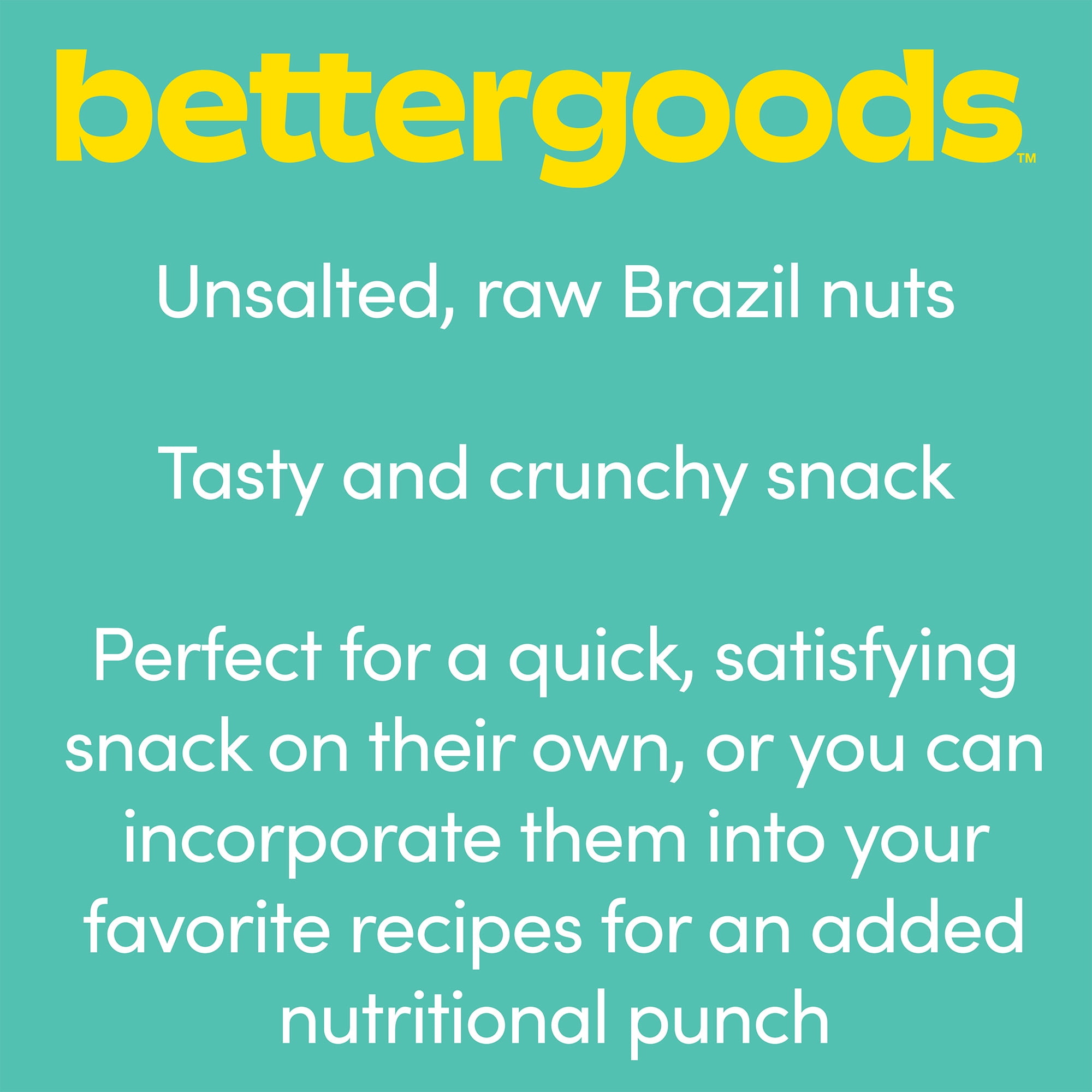bettergoods Raw Whole Brazil Nuts, 8 oz