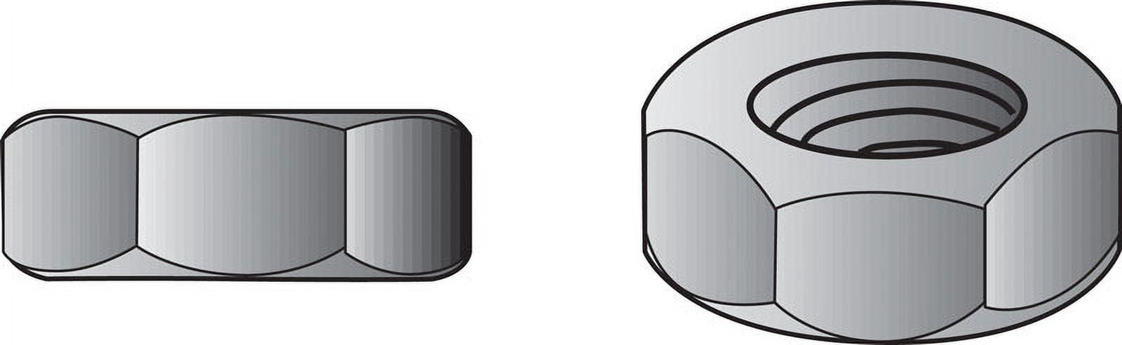 Hillman 160508 Hex Nut 1/2" Zinc-Plated Steel USS Zinc-Plated