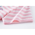 thumbnail image 4 of WIBACKER 3-10T Summer Short Sleeve Pajamas Set for Toddler Girls Striped PJS Cute Jammies Set - Pink Mermaid, 4 of 7