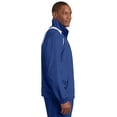 thumbnail image 4 of Sport-Tek JST75 Mens 1 by 2 Zip Wind Shirt, True Royal & White - 5XL, 4 of 6