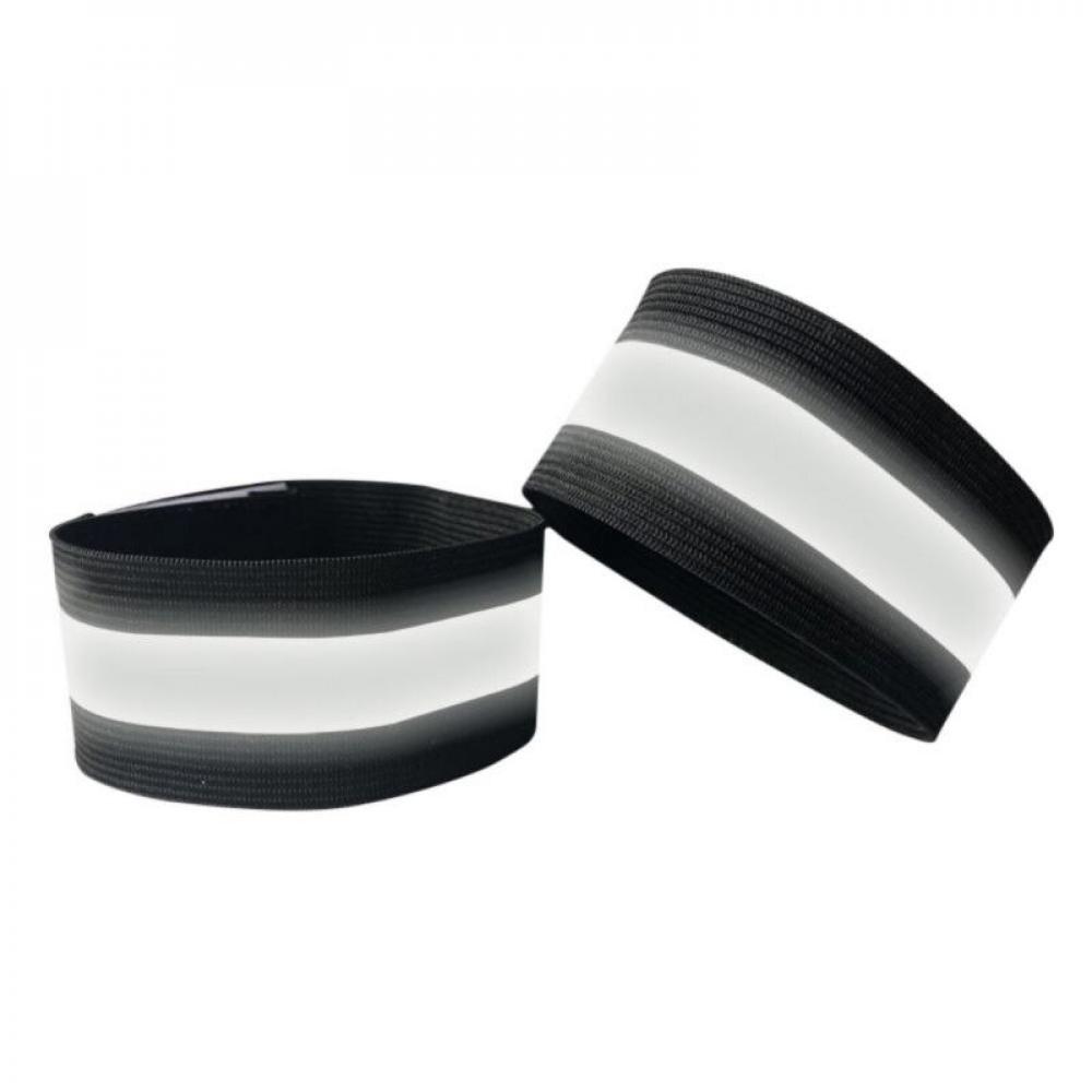 Wisremt 2pcs/set Reflective Safe Band Strap Adjustable Wrist Leg Ankle