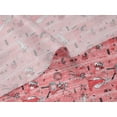 thumbnail image 5 of oneOone Velvet Dark Peach Fabric Christmas Christmas Sewing Material Print Fabric By The Yard 58 Inch Wide, 5 of 5