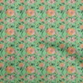 thumbnail image 1 of oneOone Polyester Spandex Sea Green Fabric Floral Fabric For Sewing Printed Craft Fabric By The Yard 56 Inch Wide, 1 of 4