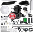 thumbnail image 1 of IMAYCC Kit de motor de bicicleta de 80 cc, kit de motor de bicicleta con computadora digital con cable, kit de bicicleta motorizada de 2 tiempos, apto para bicicletas de 26 a 28 pulgadas (negro), 1 of 5