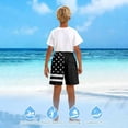 thumbnail image 3 of oqasdz Boys' Shorts Quick Drying Athletic Gym Shorts with Compression Liner for Kids Children Everyday Play and Sports Casual Summer, 3 of 3
