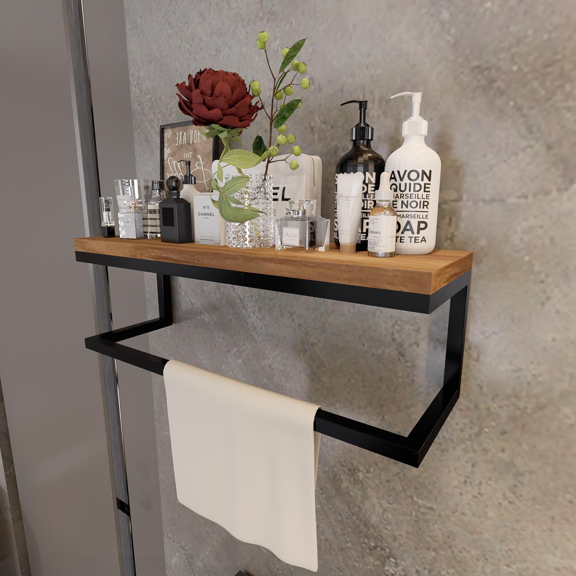 Casamudo Wallmount Storage Shelf, Multipurpose Shower Organizer, Bathroom Standup Shower Shelf ...