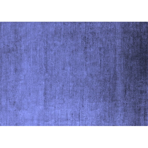 Ahgly Company Indoor Rectangle Oriental Blue Industrial Area Rugs, 4' x 6'