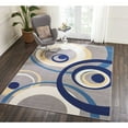 thumbnail image 4 of Nourison Grafix Geometric Grey 7'10" x 9'10" Area Rug, (8x10), 4 of 5