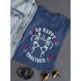 thumbnail image 3 of Happy Skeletons Graphic Shirt T-shirt Color Women's, 3 of 3