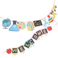 thumbnail image 6 of CIMAXIC Clear Printing Welcome Banner for School Reunions and First Day 1Set, 6 of 8