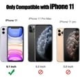 thumbnail image 2 of Designed for iPhone 11 Case with Screen Protector 2PCS, Military-Grade Drop Protection, Protective Phone Cases, with Ring Kickstand Shockproof Bumper Case for iPhone 11 6.1 Inch Turquoise, 2 of 5