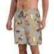 thumbnail image 2 of Balery Cute Dog Traje de Baño Estilo Hawaiano para Hombre, Shorts de Secado Rápido con Bolsillos-XX-Large, 2 of 6