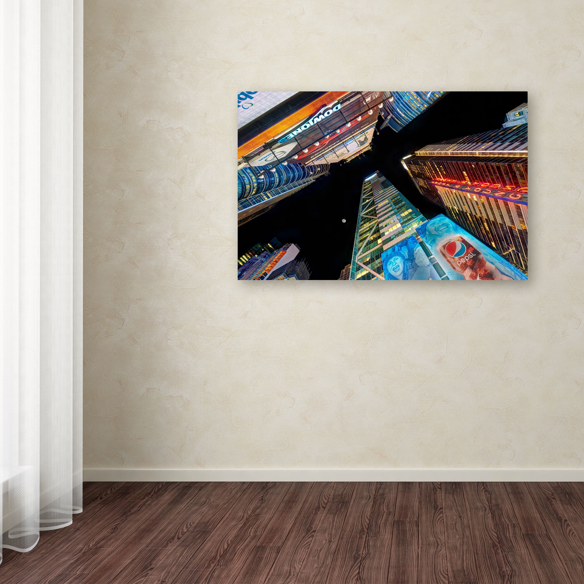 Trademark Fine Art "Times Square NYC" Canvas Art by David Ayash