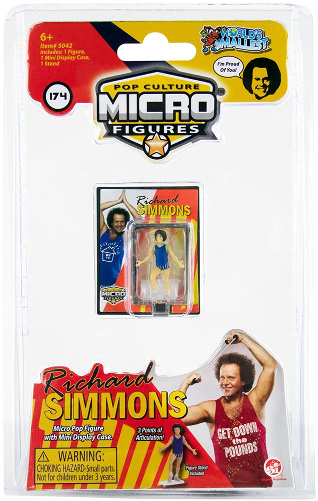 Knick Knack Toy Shack Smallest Miniature Richard Simmons Blue Shirt Toy