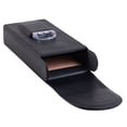 thumbnail image 2 of 3 Cigar Leather Case w/ Magnetic Closure & Cutter - Black, 2 of 7