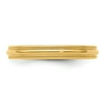 thumbnail image 5 of 14k Yellow Gold 3mm Milgrain Half Round Comfort Fit Wedding Band Size 11.5 MC030, 5 of 5