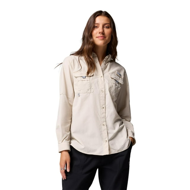 Camisa de pesca Columbia PFG Bahama II de manga larga para mujer