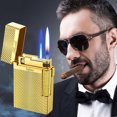 thumbnail image 5 of Christmas Clearance Xecvkr Inclined Soft Flame Alloy Lighter - Portable, Rechargeable with Adjustable Flame Size, Perfect for Candles, Incense, and Cigarettes - Luxurious Gift Option for Birthdays or, 5 of 6