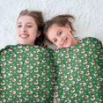 thumbnail image 5 of Green Christmas Snowman Pattern Round Blanket,Comfortable Soft Flannel Throw Blanket,All Season,Warm Lightweight Blankets for Sofa Bed Couch Living Room Chair 60"x60", 5 of 5