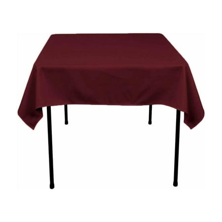 

Tablecloth for 24 x24 Square Table by Florida Tablecloth Factory (Burgundy)