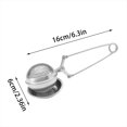 thumbnail image 3 of Hearth & Gear Stainless Steel Tea Filter Tea Infuser For Loose Leaf Tea Diffuser Fine Mesh Tea Tea Accessories Baking Supplies Powder Stick Pot Powder Duster Flour Duster Strainer Large Screen Fr, 3 of 6