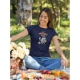 thumbnail image 2 of Happy Mother's Day Bouquet Shaped T-Shirt Women -Image by Shutterstock, Female Small, 2 of 4