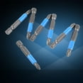 thumbnail image 1 of PH2, Juego De Puntas De Destornillador Con Punta Cruzada Magnética Hexagonal, 10 Piezas De Acero S2 Con Cubierta De Plástico Azul, Aptas Para Taladros Eléctricos Y Manuales,, 1 of 7
