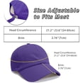 thumbnail image 3 of Pakyozj Original Classic Low Profile Baseball Cap Golf Dad Hat Adjustable Cotton Hats Men Women Unconstructed Plain Cap, 3 of 6