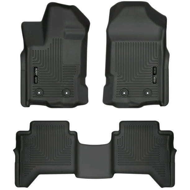 Husky Liners Weatherbeater Front & 2nd Seat Floor Mats Fits 2019 Ford