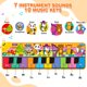 thumbnail image 4 of Alfombrilla para piano musical MR.TN Kids con 25 sonidos musicales de 1 a 6 años o más, 4 of 7