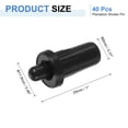 thumbnail image 2 of 40pcs Shutter Repair Pins, Spring Loaded Plantation Shutter Replacement Repair Pins Plastic Plantation Shutter Pins Louvers Staples for Windows, Black(1 x 0.46 x 0.31 Inch), 2 of 7