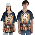 thumbnail image 4 of Happy Halloween Vampire Cocker Spaniel BOO with Pumpkins Fun and Spooky All Over Print 3D Baseball Shirt Cockers Dog Lover Gifts Softball Sport - 00018, 4 of 6