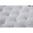 thumbnail image 3 of Pemberly Row Modern / Contemporary Tufted Faux leather Sofa in White, 3 of 3