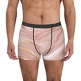 thumbnail image 1 of Balery Rose Gold Glitter Splatter Calzoncillos bóxer para hombre, ropa interior de algodón suave y transpirable con cinturilla de nailon-X-Large, 1 of 5