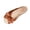 21#Brown, variant on Women's Sweet Bow Peep Toe Wedge Slide Sandals, Glossy Faux Leather Slip-On Daily Casual Slippers