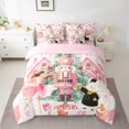 thumbnail image 2 of Homewish Christmas Cartoon Nutcracker 7-Piece Twin Bedding Sets,Chic Ballet Dancer Bedding Comforter Set,3D Xmas Tree Sheet Sets For Girls,,Microfiber Bedroom Decor Reversible, 2 of 8