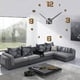thumbnail image 2 of Reloj de pared Reloj de espejo Metal Número simple Etiqueta DIY 3D Morden Mute Decoración de la sala de estar sidaley JJ24735-04B, 2 of 5